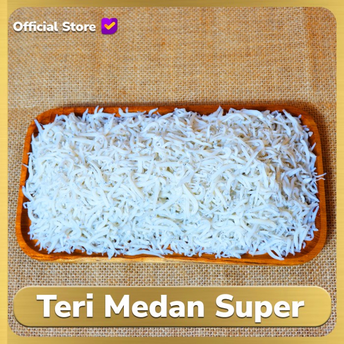

IKAN ASIN TERI MEDAN KERING KUALITAS SUPER PROMO TERMURAH 500 GRAM