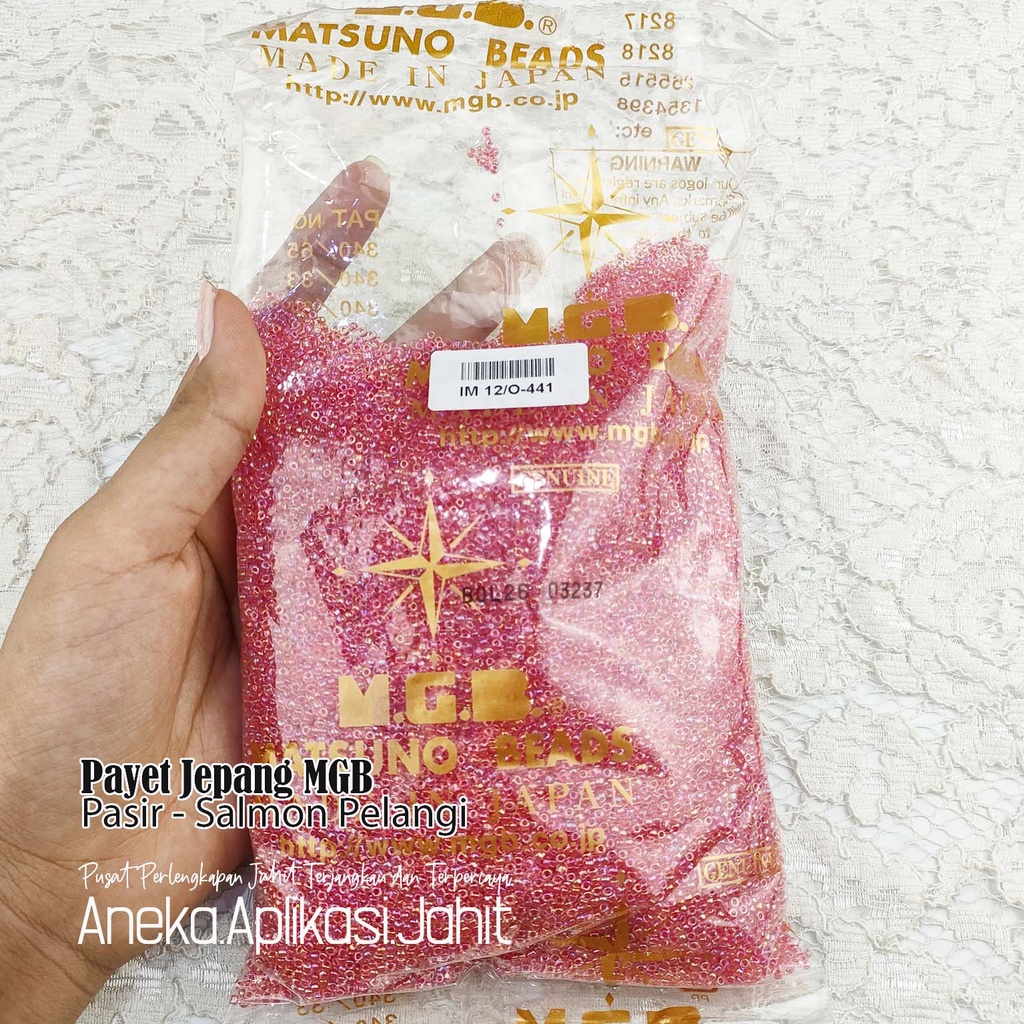 50 GRAM PAYET JEPANG MGB BAMBU PASIR 441 SALMON PELANGI