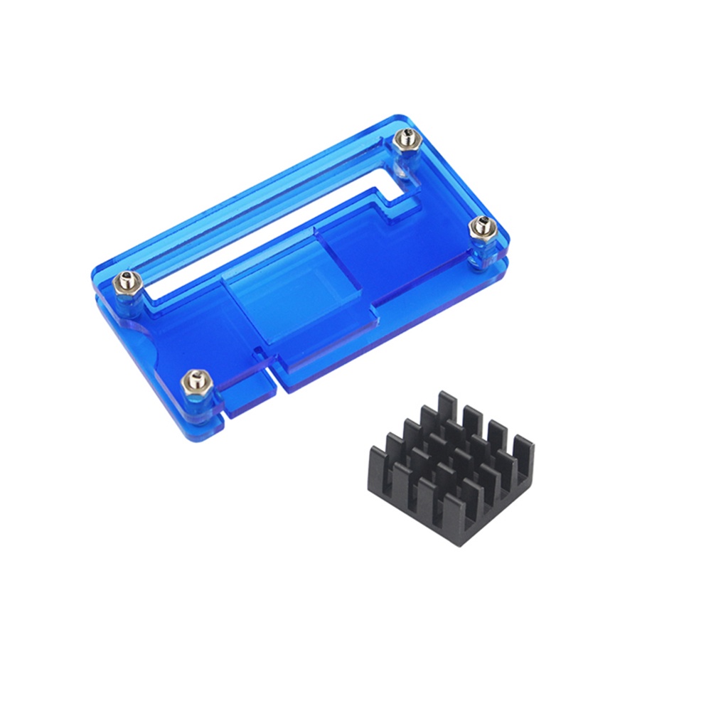 Kotak Akrilik Pelindung Dengan Heat Sink Untuk Raspberry Pi Zero 1.3 / 2 / W / Wh