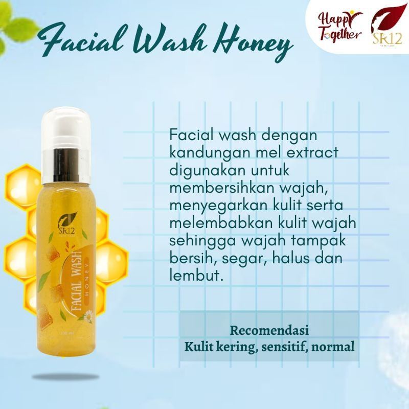 FACIAL WASH HONEY SR12 FACIAL WASH MADU