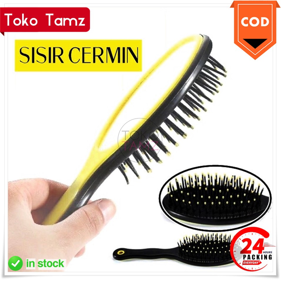 COD MAKASSAR Ready Sisir Cermin Cegah Rambut Rontok TokoTamz Dagang Online Shop Toko Tamz Shopee