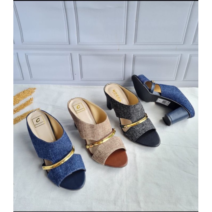 ABBUSHOES DDN 01 Sepatu Hak Tahu formica Wanita 7cm