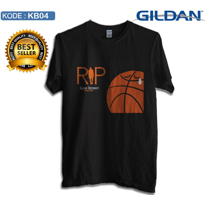 Kaos kobe bryant lakers - basketball shirt original gildan kb04