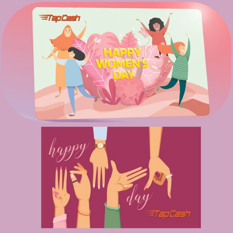 Tapcash BNI Edisi Spesial Happy Woman Day /Like eMONEY eTOLL Flazz or Brizzi