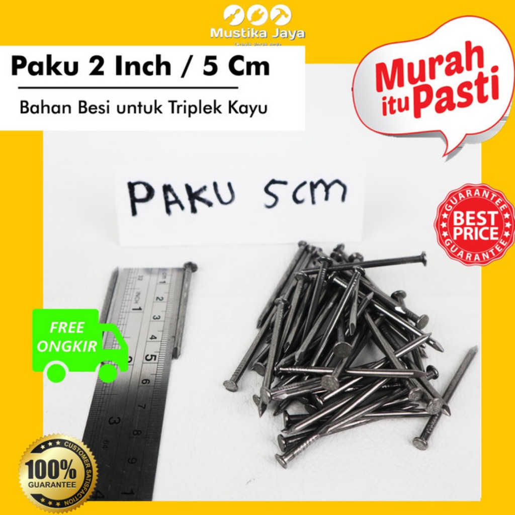 Paku Kayu Tulus Redjho 2 Inch 5 Cm