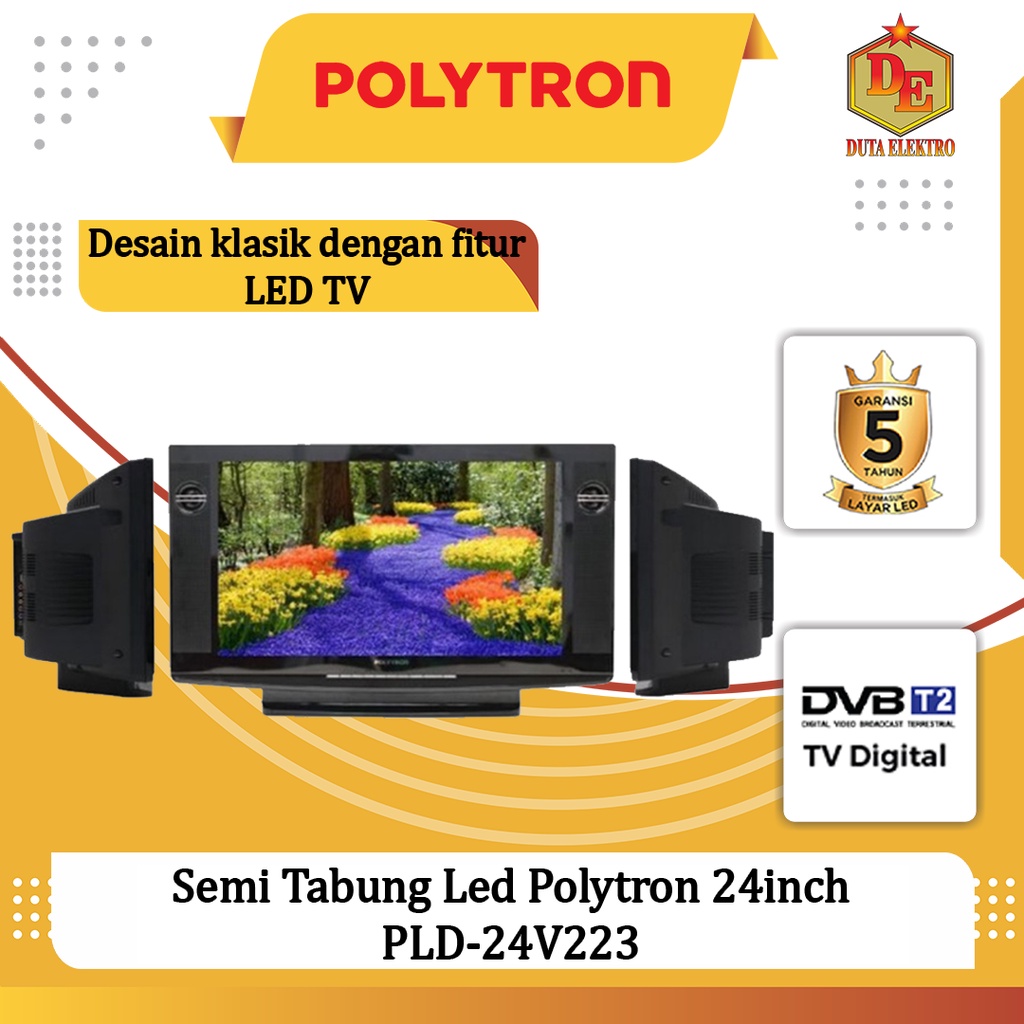 Led 24inch Polytron PLD 24 V 223 Semi Tabung