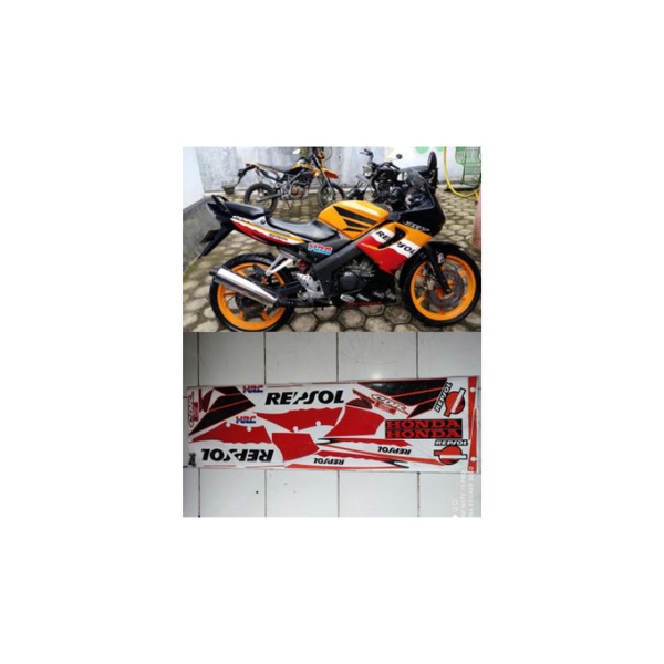 striping CBR 150 old cbu stiker CBR 150 old cbu  striping honda cbr 150 repsol cbu