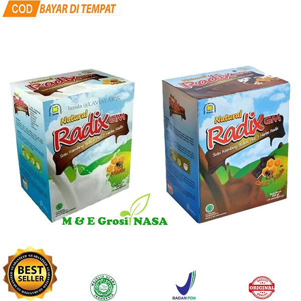 

Natural Radix (Susu Kambing ETAWA) Nasa 5 sachet-RADIKMA, RADIKCO