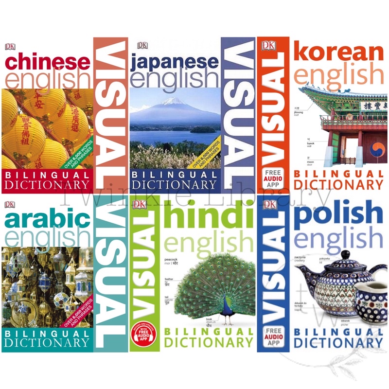 Jual Bilingual Visual Dictionary Arabic Hindi Chinese Japanese Korean Polish English Kamus Bahasa Arab India Mandarin Jepang Korea Polandia Indonesia Shopee Indonesia