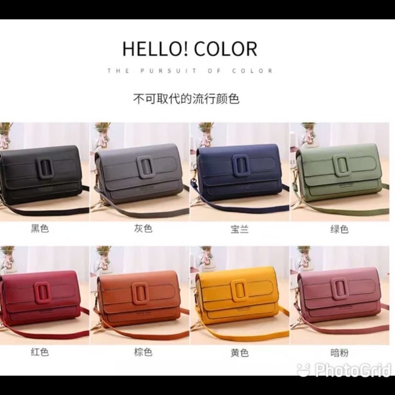 Bellie bags tas selempang wanita dompet medium selempang tas slingbags wanita tas kulit bellie bags tas korea simple