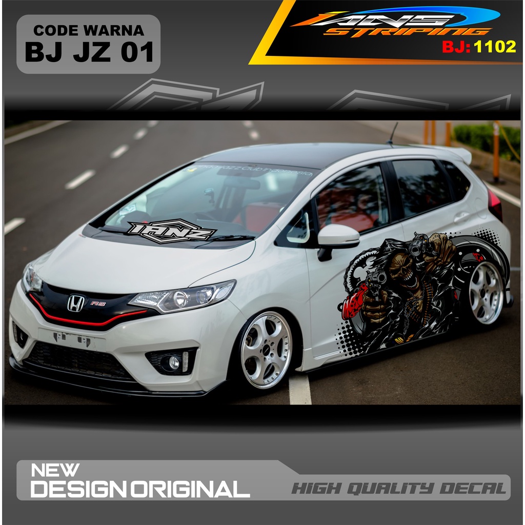 STIKER MOBIL JAZZ / STIKER MOBIL BRIO / DECAL STIKER MOBIL SWIFT / STIKER MOBIL TOYOTA / DECAL STICKER MOBIL / STIKER YARIS AYLA