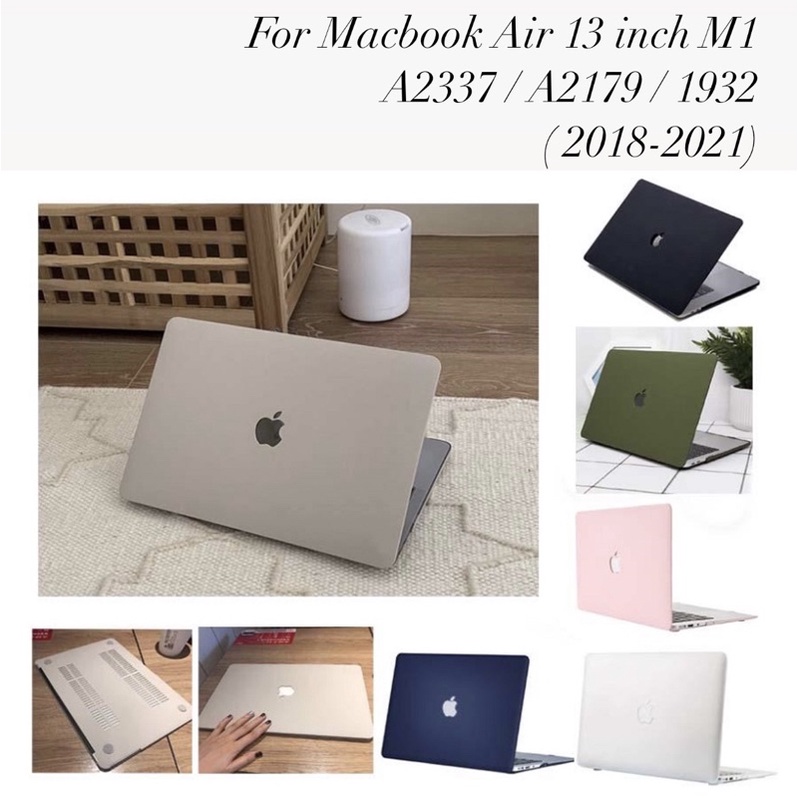 Casing Shell Cover Hardcase New Macbook Air Retina Display 13 inch A1932 A2179 A2337 M1with Touch ID