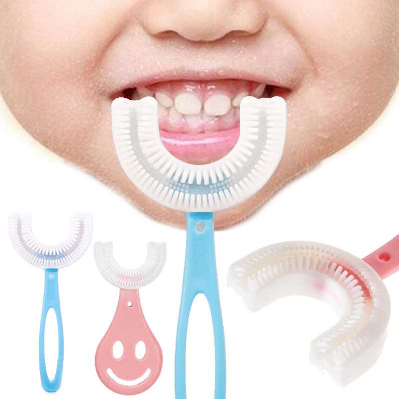 Sikat Gigi Bayi Toothbrush U-Shaped Teether Silicone T13