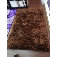 Karpet Bulu Rasfur tebal 5cm uk. 150x100cm busa HDP + BANTAL 1PCS