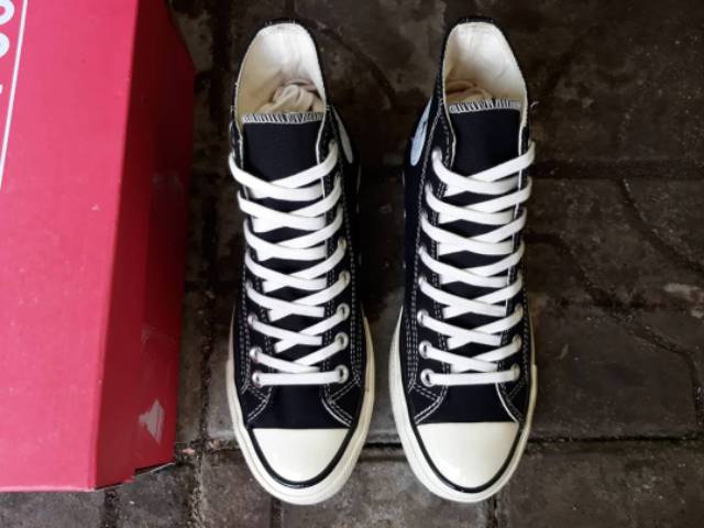 CONVERSE HIGH 70.S BLACK WHITE PREMIUM BNIB MADE IN VIETNAM SIZE 37/38/39/40/41/42/43/44