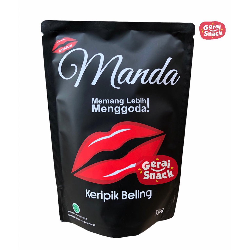 Keripik Beling Manda Best Seller Extra Daun Jeruk Khas Bandung 120g