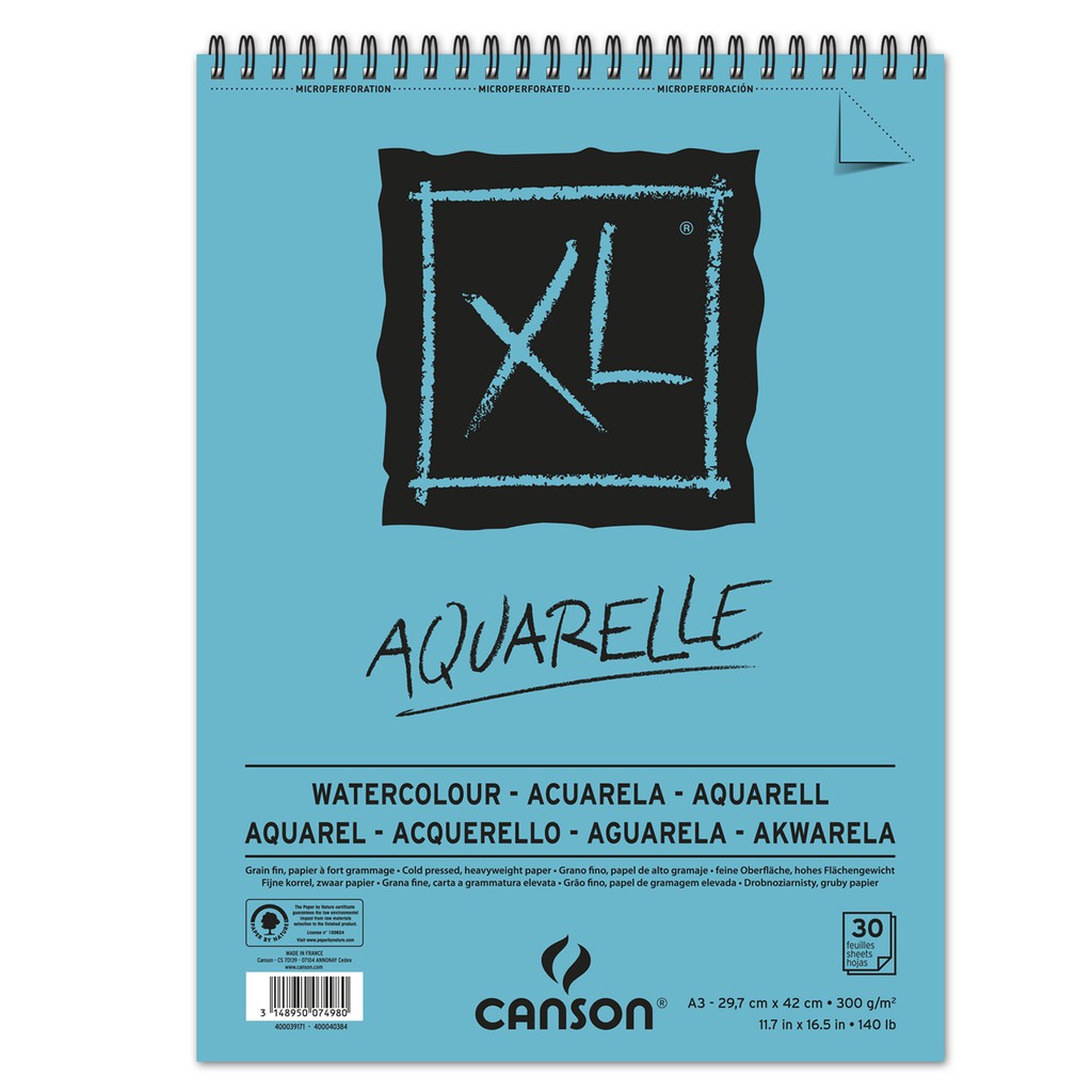 

Canson XL Aquarelle A3 30 Sheets