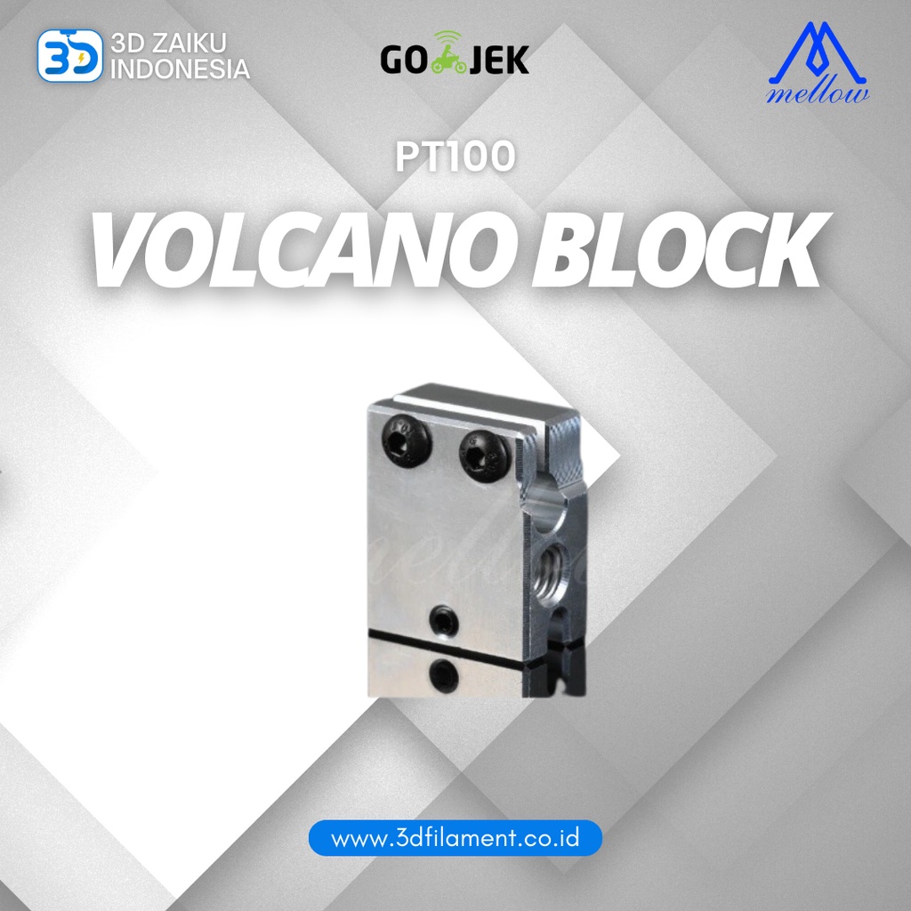 Original Mellow 3D Printer Volcano Heater Block Compatible PT100