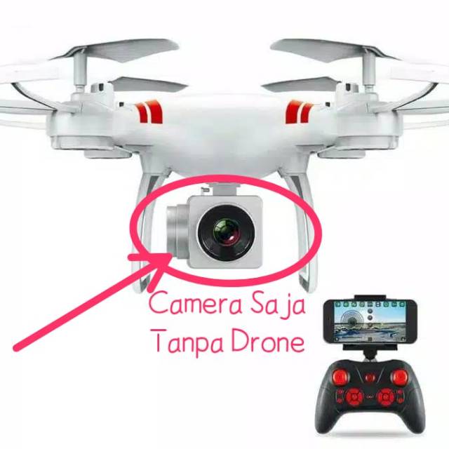 Camera drone wifi FPV (TANPA DRONE) untuk TXD8S KY101 S101 HJ14 dll