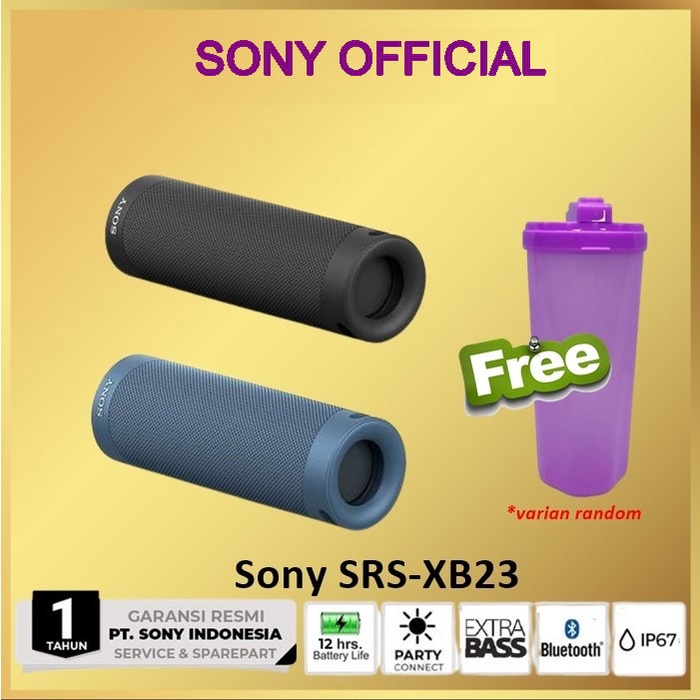 Sony SRS-XB23 Extra Bass Portable Bluetooth Speaker SRS XB 23 SRSXB23