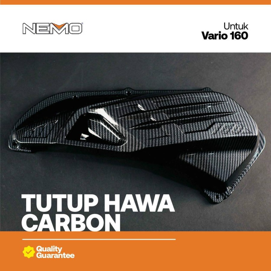 Cover Tutup Filter Hawa Vario 160 New Carbon Nemo