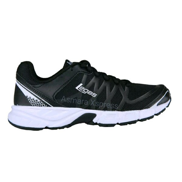 Terbaru League Legas Original Series Evo LA Sepatu Lari - Black White