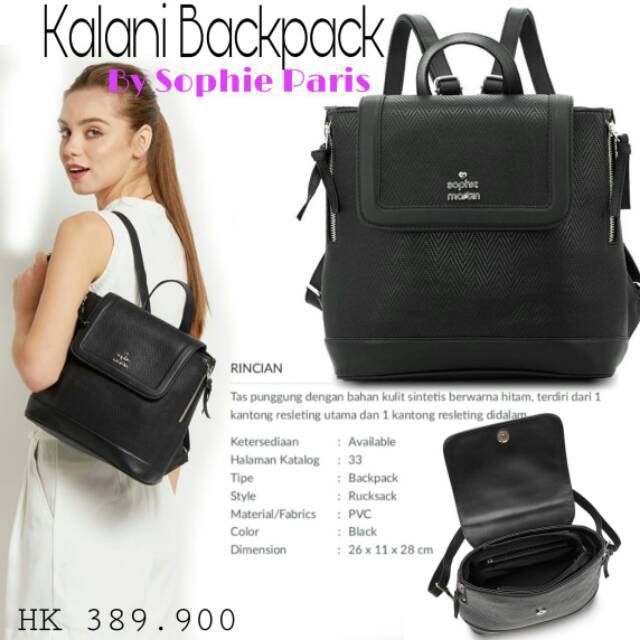 Tas Ransel Sophie Paris kalani bag