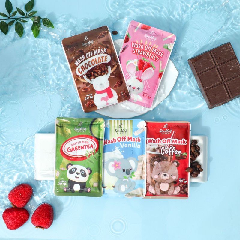 [BPOM] SPARKLING QUEEN WASH OFF MASK