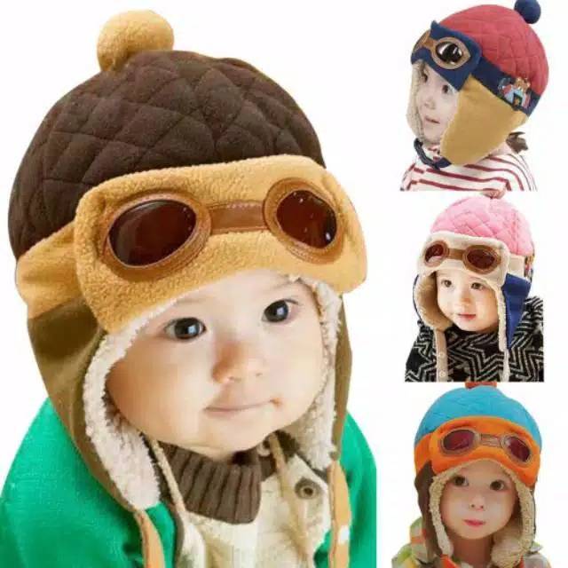 Topi Pilot Bayi Topi Pilot Anak dan Bayi Korea Pilot Hat