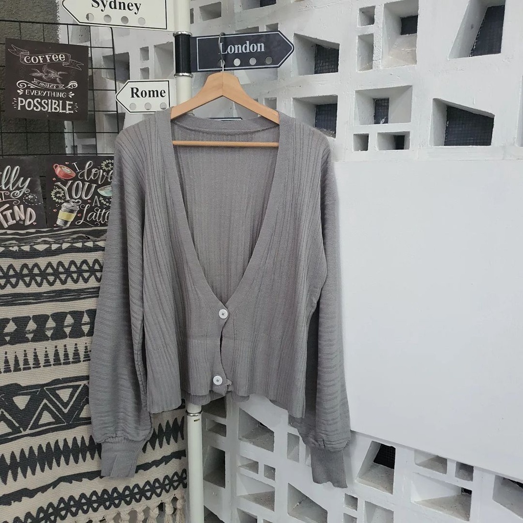 Outterr Cardigan Wanita Sorella Outher Rajut Style Ala Korea