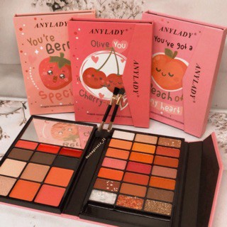 [Per Pc] Any Lady Fruit / Sweet Orange / Sweet as a Peach Palette Make Up Set 6in1 8603F / 8624F