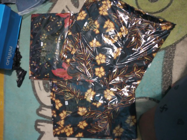 Maura Couple - Sania Ruffle Batik Couple Ori Ndoro Jowi Dnt Garansi