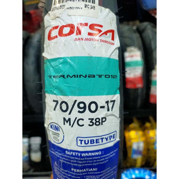 BAN LUAR PRIMAAX SK 39 CORSA TERMINATOR  70 / 90 RING 17 80 80 TUBETYPE