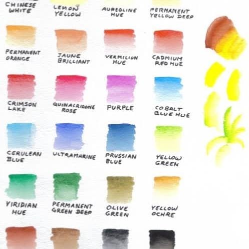 

air-cat- set 24 sakura koi watercolor pocket field with brush -cat-air.