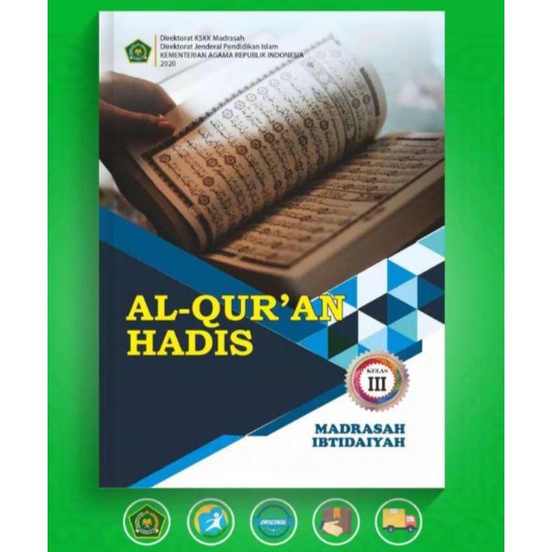 ORI buku teks siswa Al-Qur'an hadits k13 Depag kelas 3 edisi revisi 2020