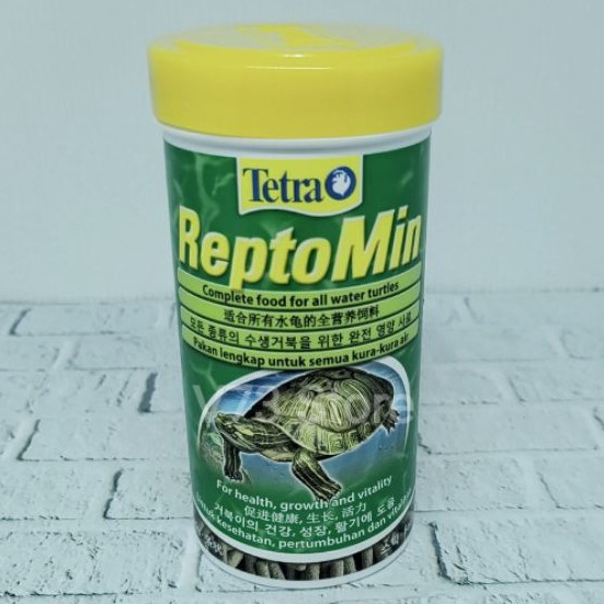 TETRA REPTOMIN MAKANAN KURA BERKUALITAS ISI  55gr / 250 ml