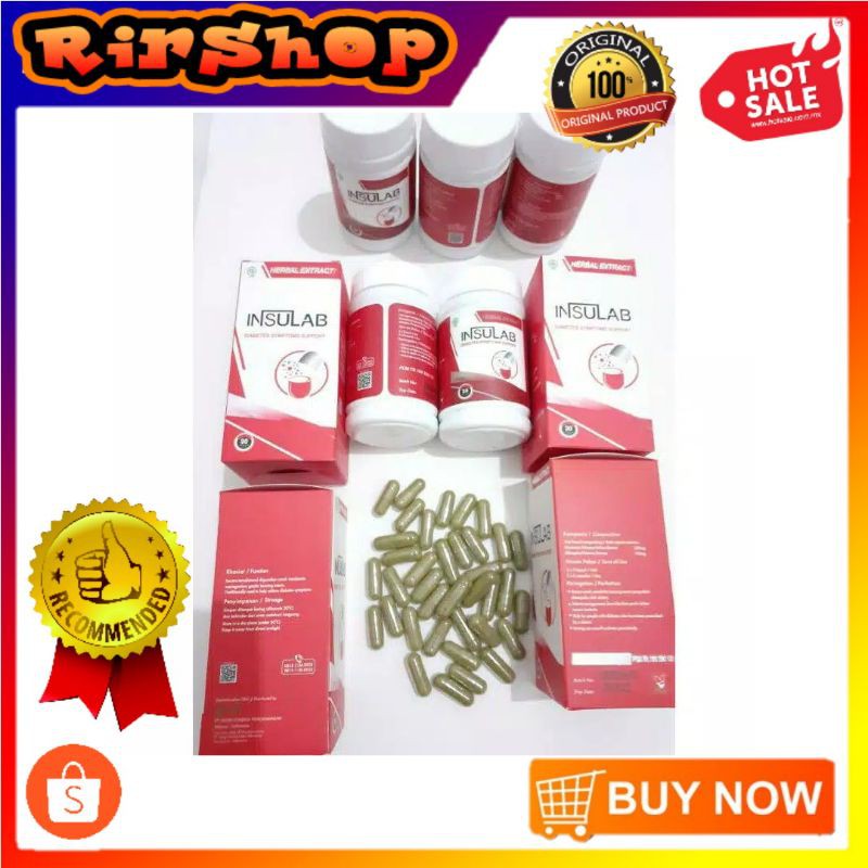 INSULAB ASLI 100% ORIGINAL OBAT DIABETES GULA DARAH TERBAIK AMPUH