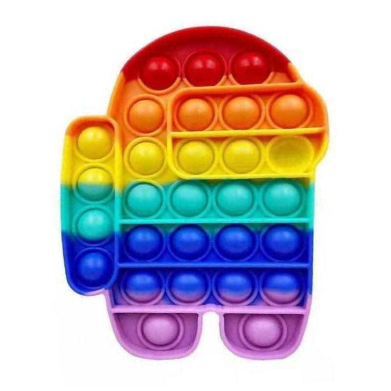 (FREE KELERENG) POP IT RAINBOW JUMBO POP IT MURAH-Among(jumbo