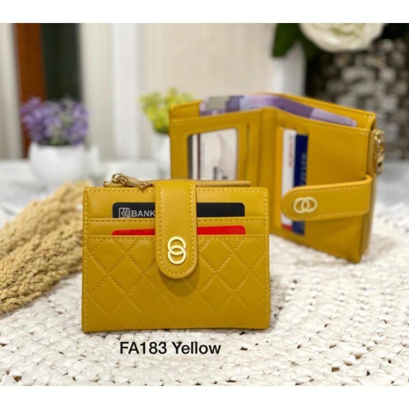 Dompet Pendek Lipat Mini Kancing