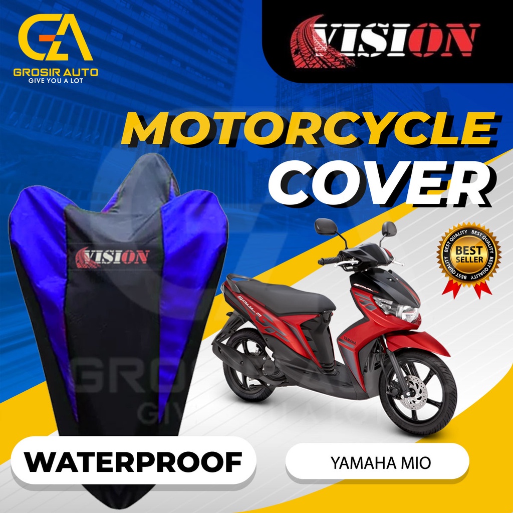 Sarung Motor MIO SOUL Anti air Vision / Cover Selimut Penutup Sarung Mantel Motor Vision