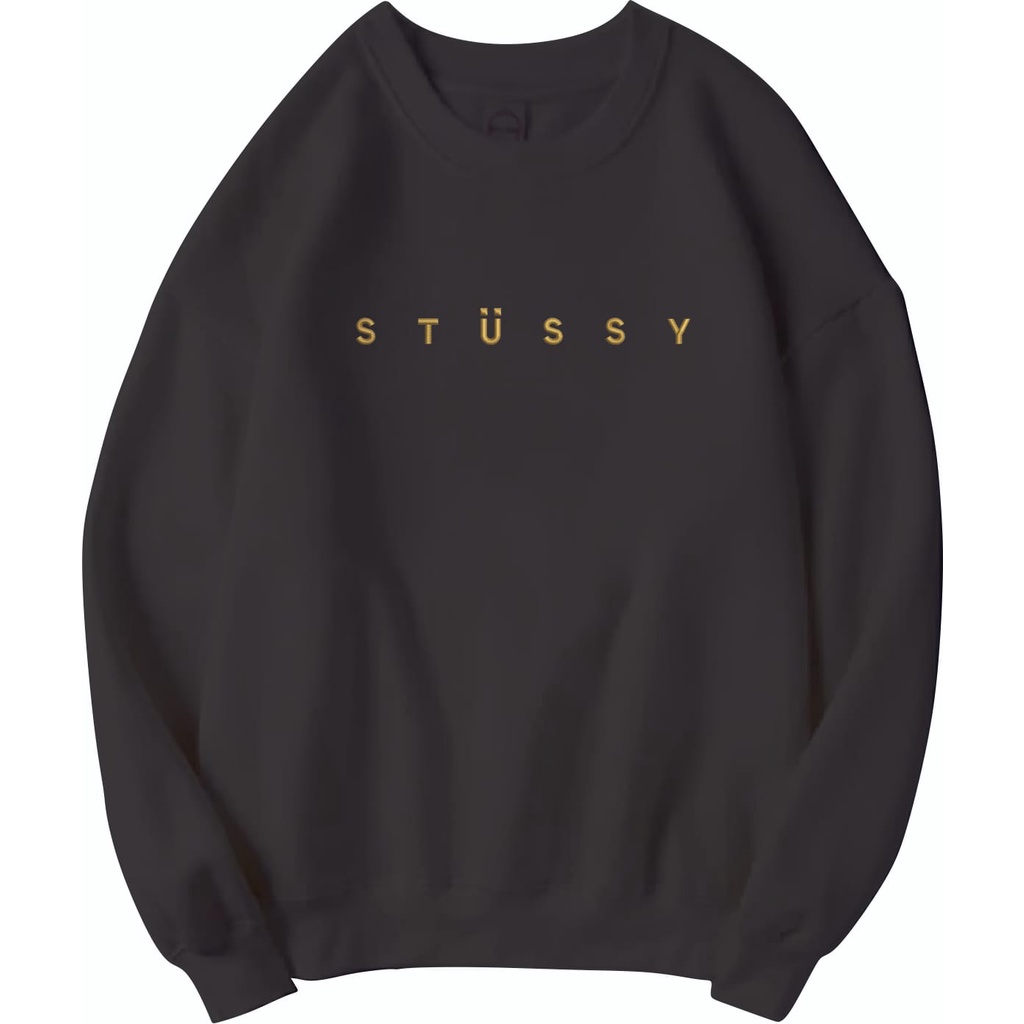 STUSS BORIDR BASIC SWEATER WANITA - ATASAN KEKINIAN TERLARIS