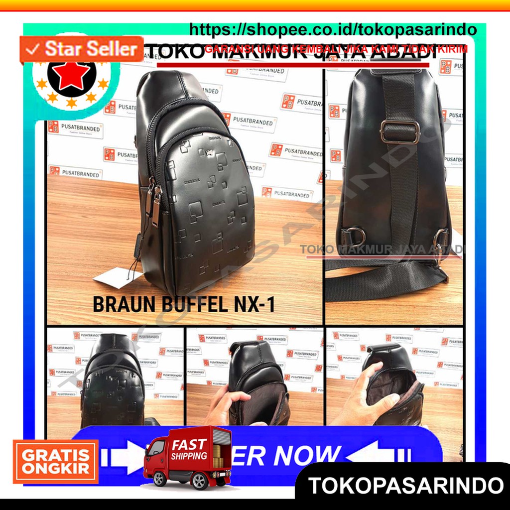 Tas Selempang Pria Tas Selempang Pria Import Branded Braun Buffel