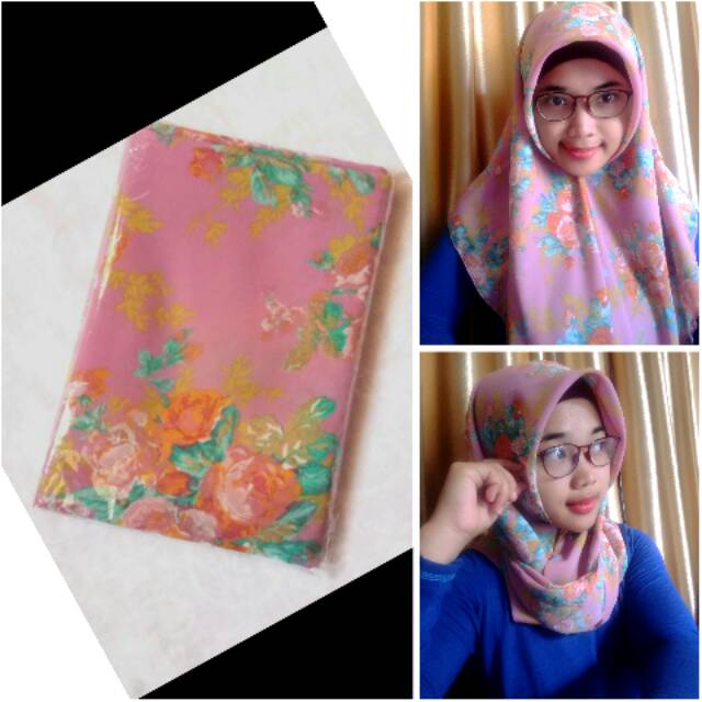 Hijab Segiempat Chiffon Silk
