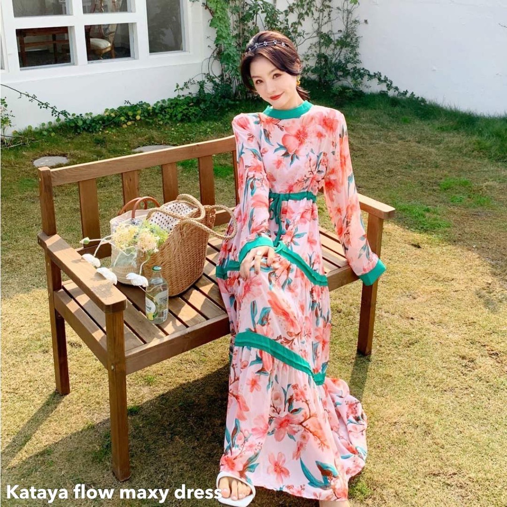 Katay flow maxy dress - Thejanclothes