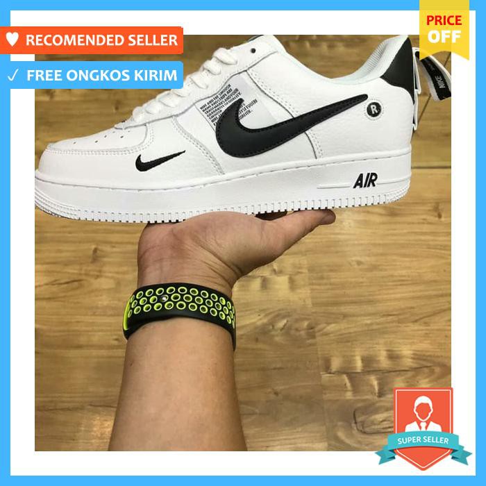 Sepatu Pria Nike / Nike Air Force 1 Lvo8 Putih - Sneakers Pria