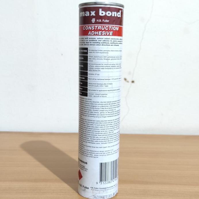 

LEM MAX BOND ( SEALENT ) CONSTRUCTION ADHESIVE AUSTRALIA