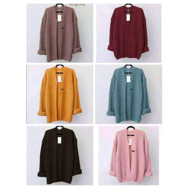 Cardigan rajut bershka premium