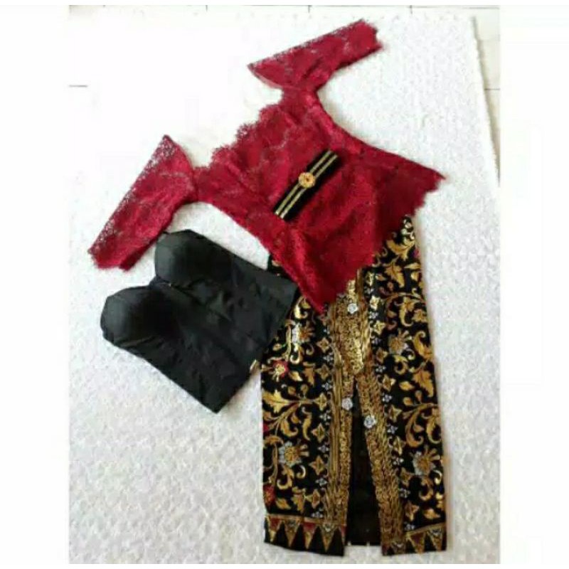 Setelan kebaya bali Rok prada