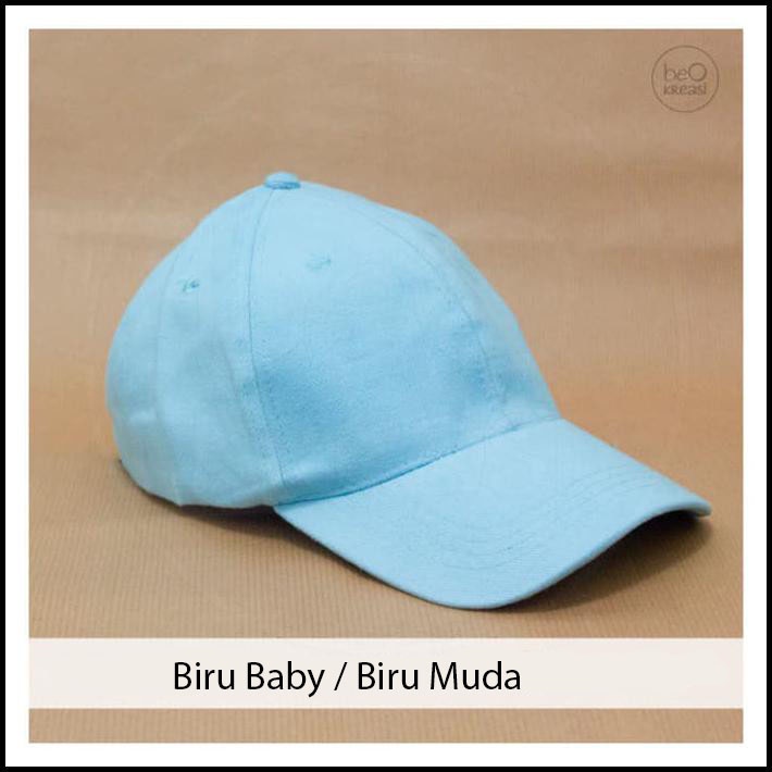 Topi polos baseball RING BESI topi bisbol tebal bahan rapel denim