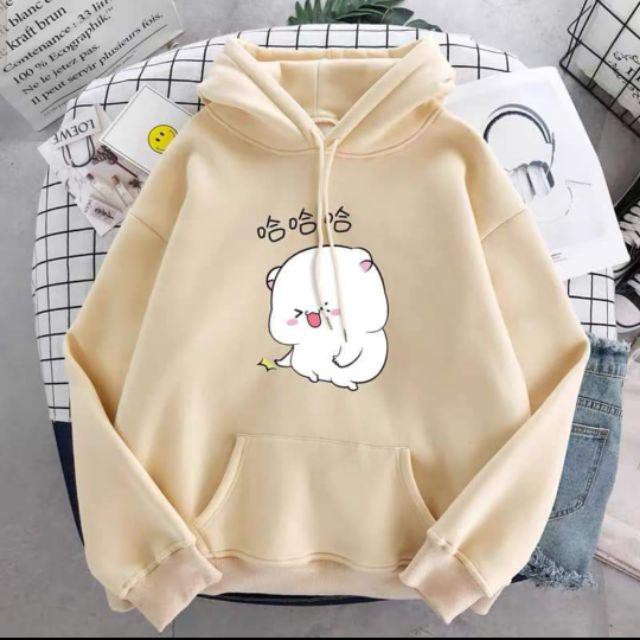SWEATER BINO / HODDIE SWEATER WANITA BINO BAHAN BABYTERRY TEBAL GOOD QUALITY-2